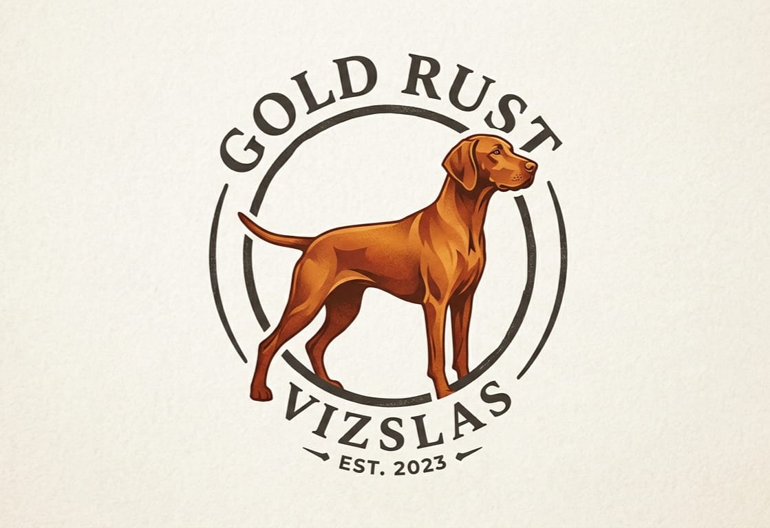 Gold Rust Vizslas Logo